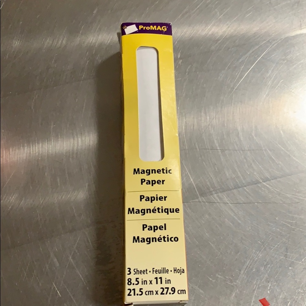Magnetic paper. Make your own magnet.